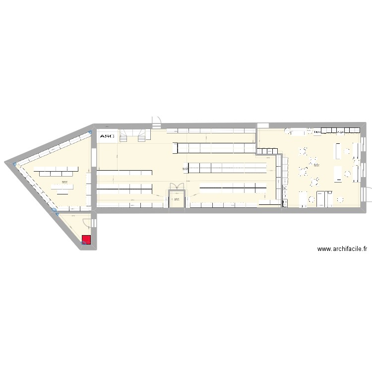 jed yard rdc 4 evol 2025. Plan de 4 pièces et 349 m2