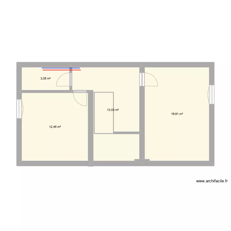 Montreuil Vierge. Plan de 