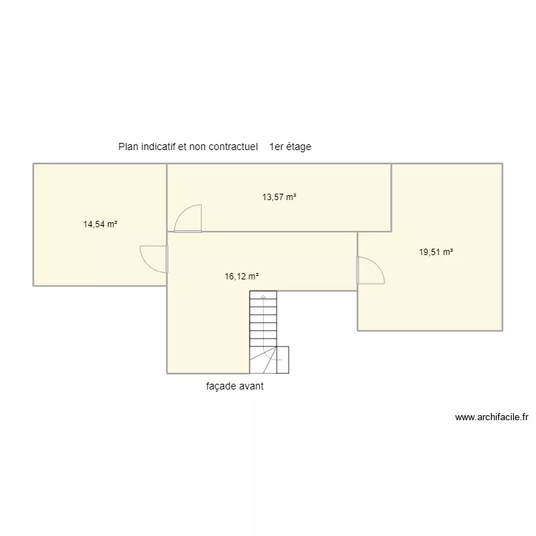 dubuc 1er &eacute;tage. Plan de 