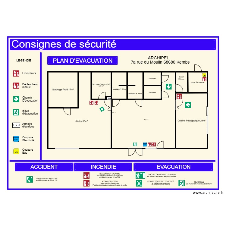 ARCHIPEL. Plan de 17 pièces et 777 m2