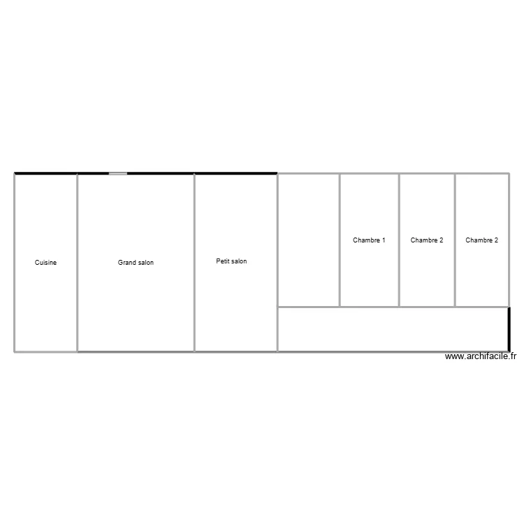 CHOLLET. Plan de 7  et 405 m²