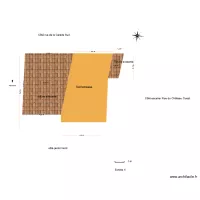 toiture vue ciel Auriane 2 avant travaux