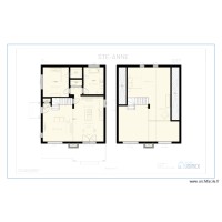 SAINTE-ANNE 28' X 34' - PLAN VIERGE