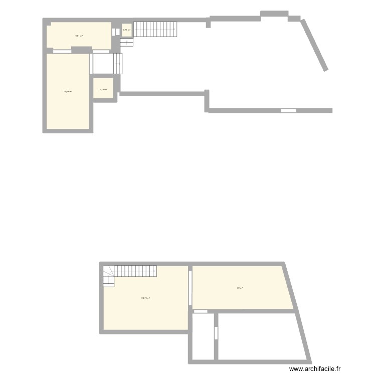 Rez de chauss&eacute;e. Plan de 0 pièce et 0 m2