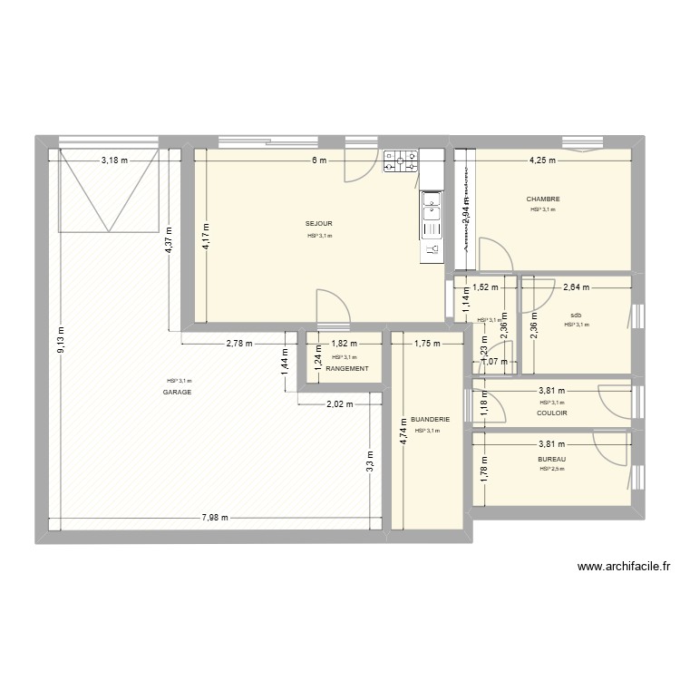 HARTMANN PB. Plan de 0 pièce et 0 m2