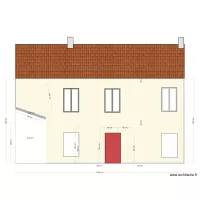 DP4 PLAN arri&egrave;re maison  avant travaux