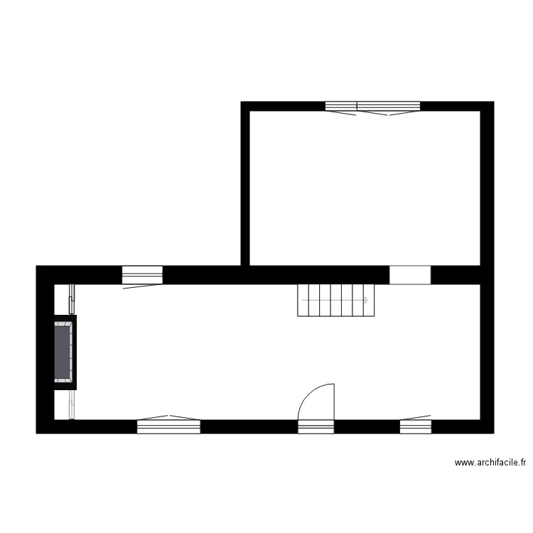 GROSSELIN. Plan de 11 pièces et 146 m2