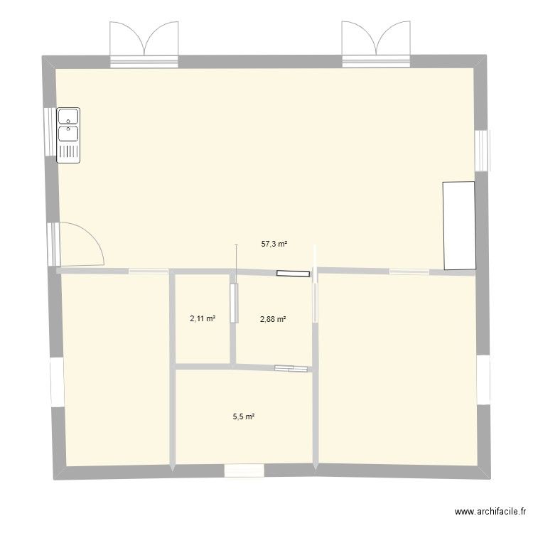 MFC. Plan de 0 pièce et 0 m2