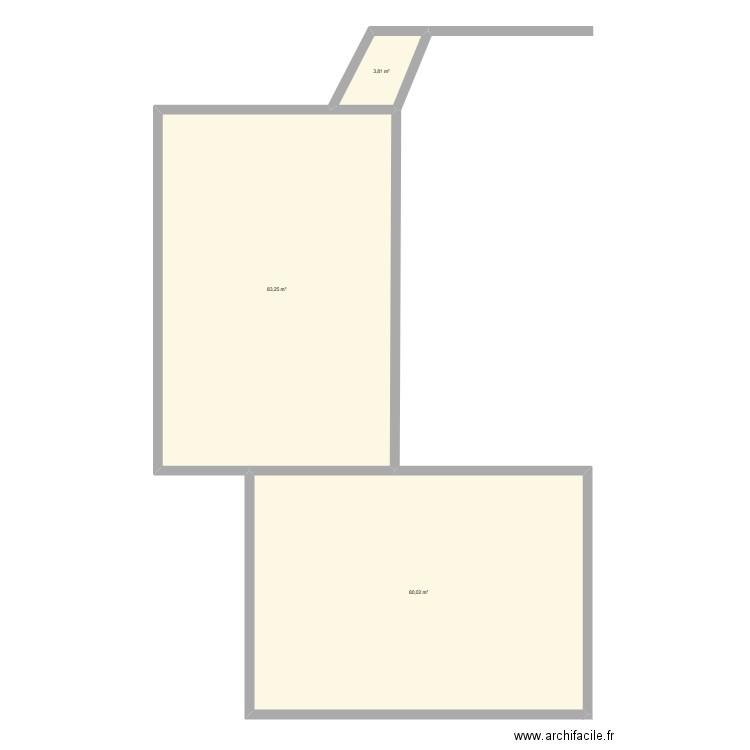 FLO. Plan de 3 pièces et 167 m2