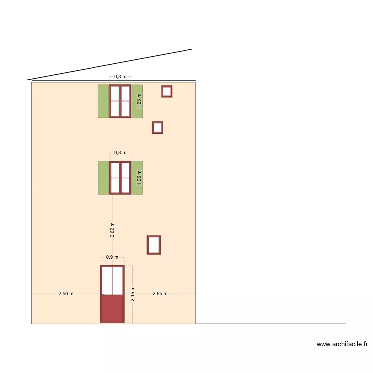 voltaire facade 2. Plan de 