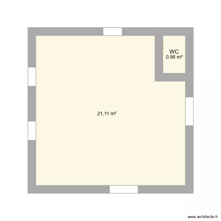 CGRH Part2. Plan de 2 et 22 m² CGRH Part2. Plan de 2 et 22 m²