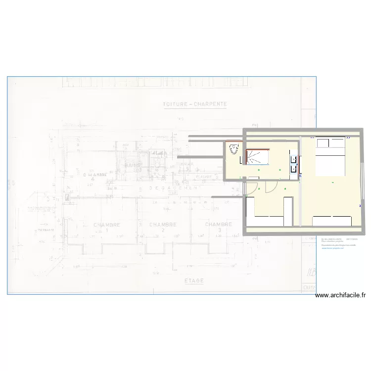 GISTELINCK Plan situation projet&eacute;e 091123 2. Plan de 