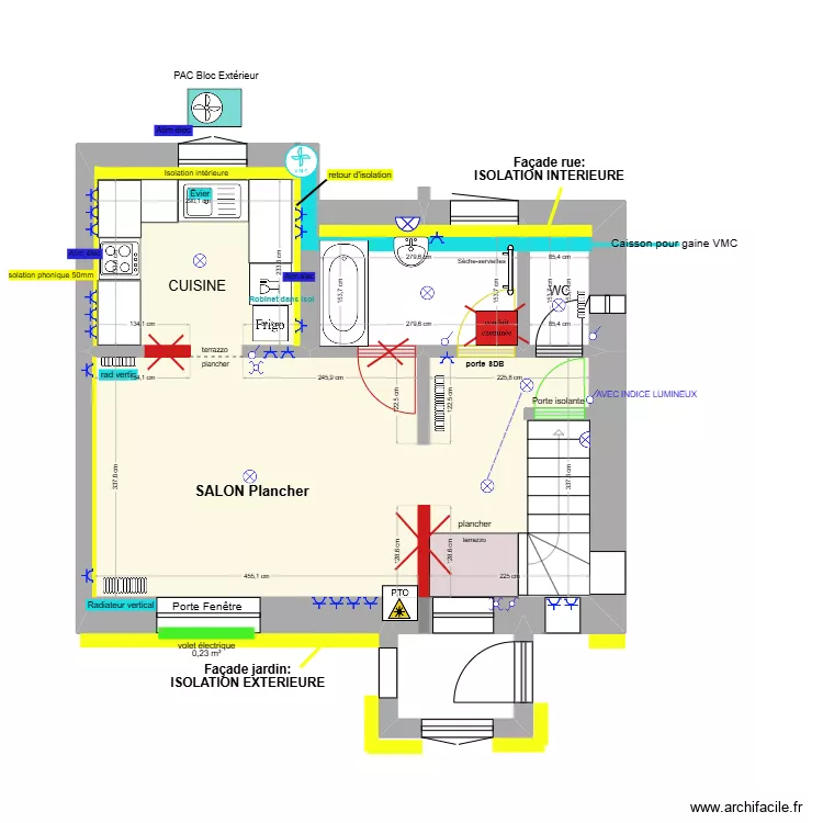 MAISON J+J RDC. Plan de MAISON J+J RDC. Plan de