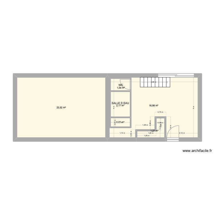 remise. Plan de 0 pièce et 0 m2