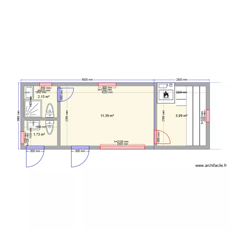 Мысовое Баня. Plan de 