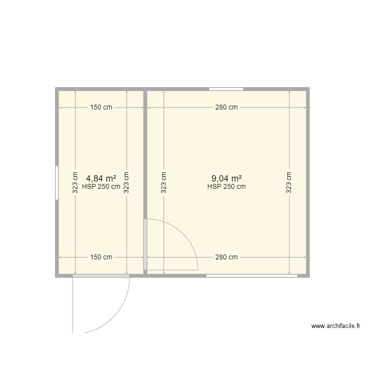 Abri Jardin. Plan de 0 pièce et 0 m2