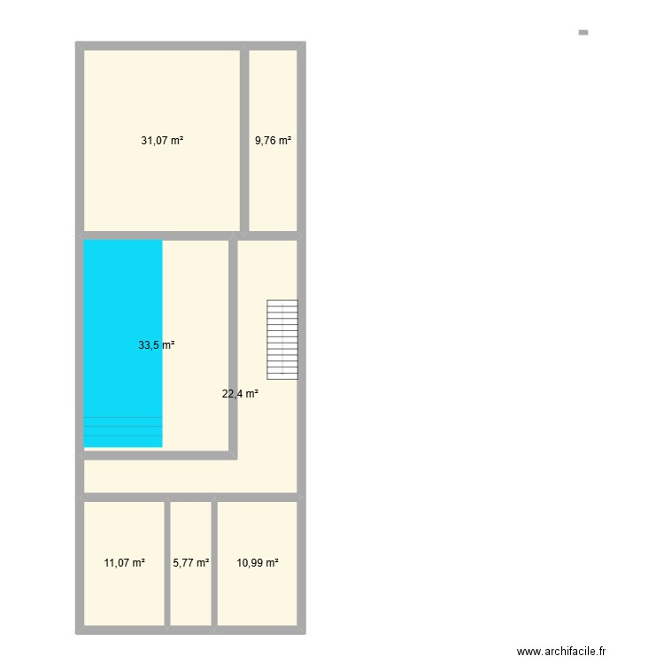 vsdzgteh e. Plan de 17 pièces et 383 m2