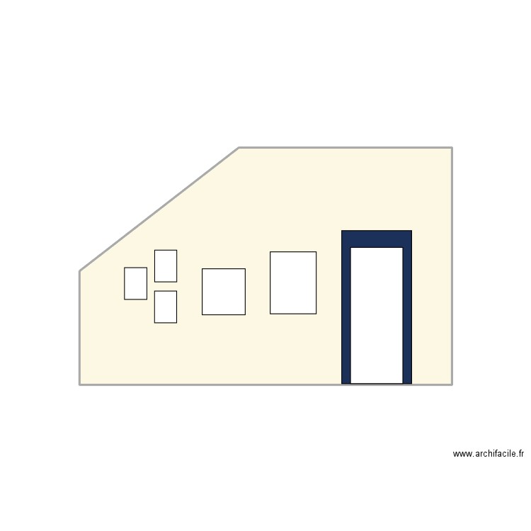 Mur du fond escaliers. Plan de 0 pièce et 0 m2