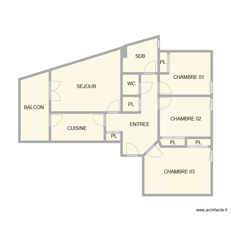 APPART COURBESSAC. Plan de APPART COURBESSAC. Plan de