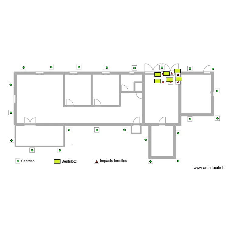LABROUSSE. Plan de 8 et 97 m² LABROUSSE. Plan de 8 et 97 m²