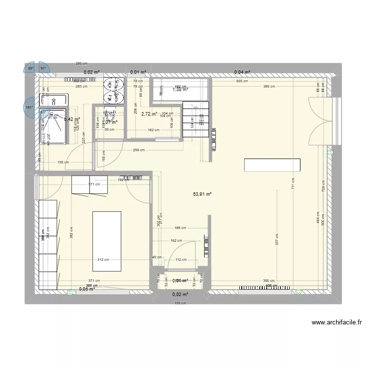 RDC maison Logonna. Plan de RDC maison Logonna. Plan de