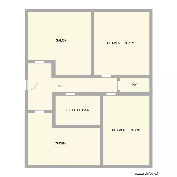 DRISSI. Plan de 7 Pièces et 160 m²