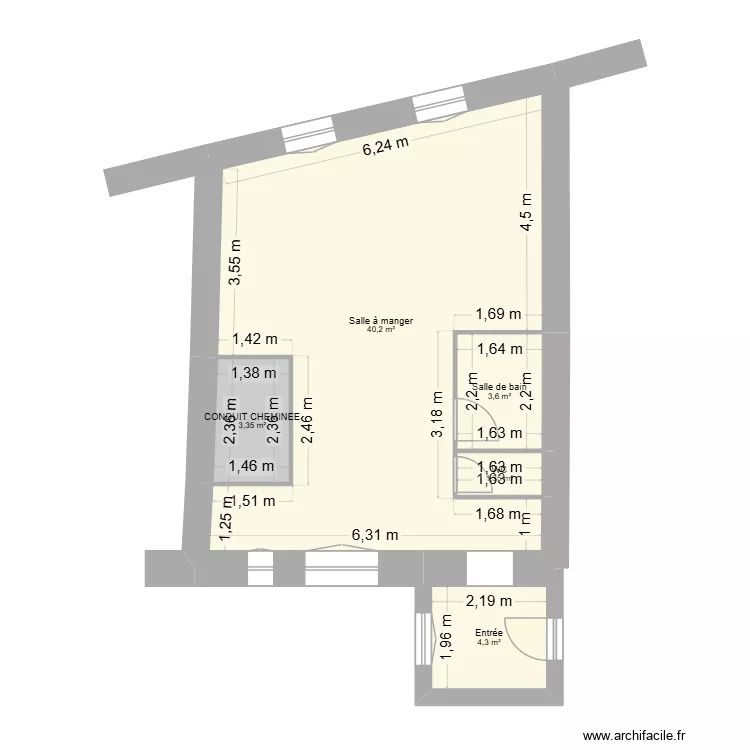 THOLLOT J. Plan de 9  et 98 m²