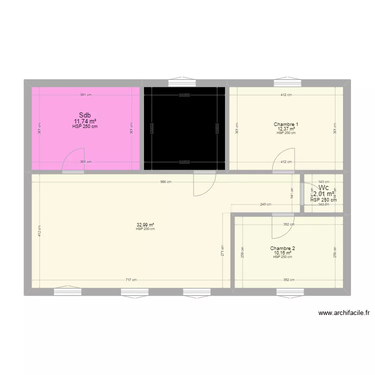 Fousseret. Plan de 
