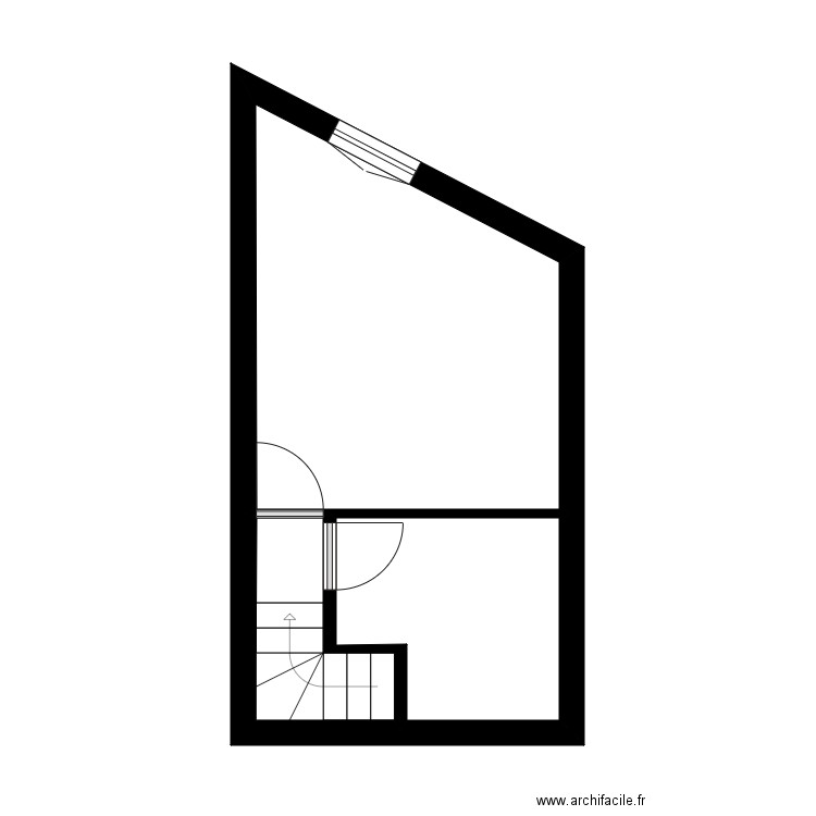 Hannequin 18 roat. Plan de 6 pièces et 43 m2