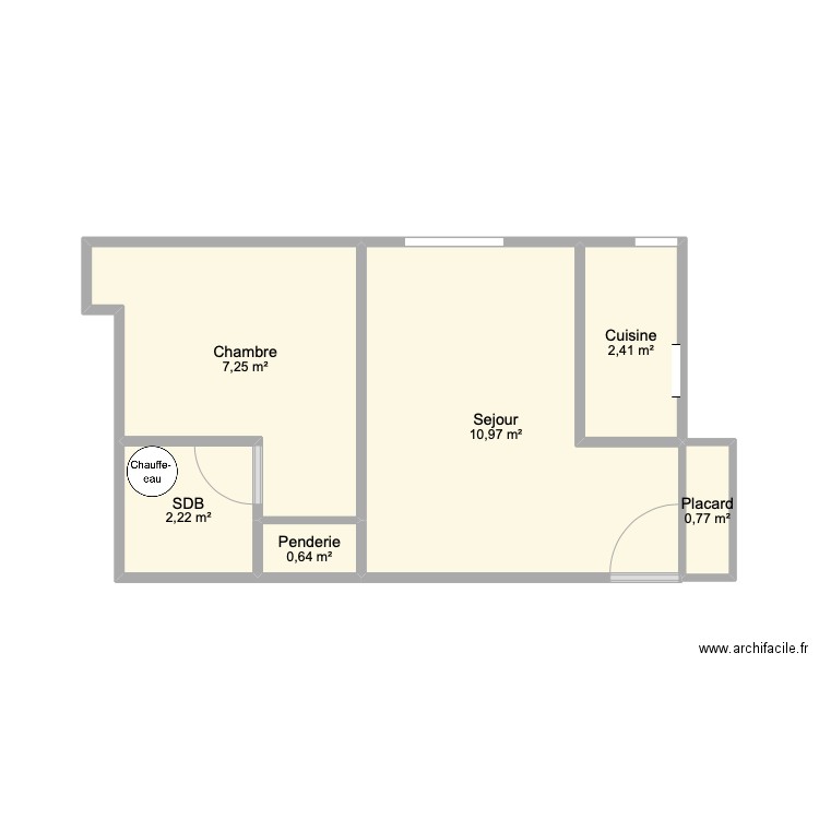Appartement Auriane Paris. Plan de 0 pièce et 0 m2