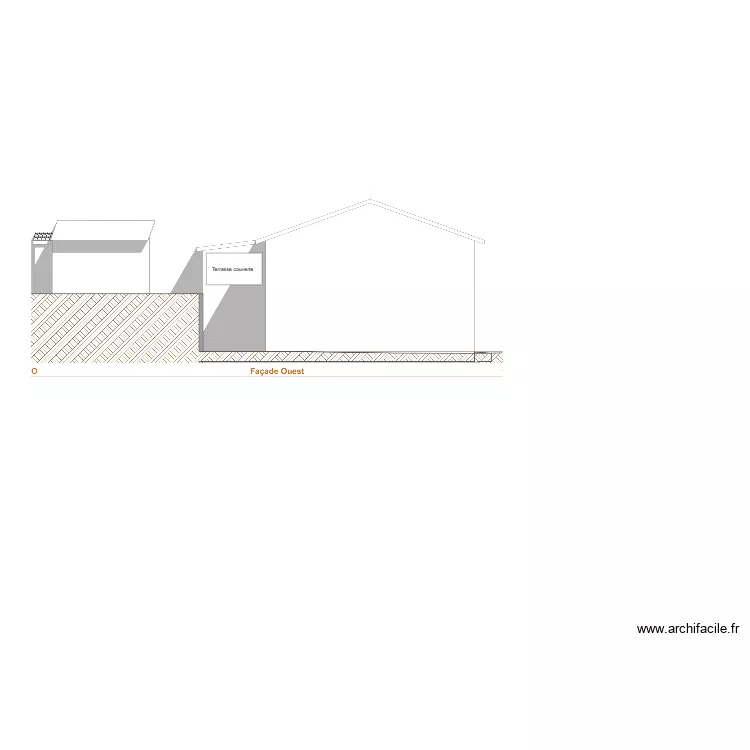 Facade Ouest V 6. Plan de 