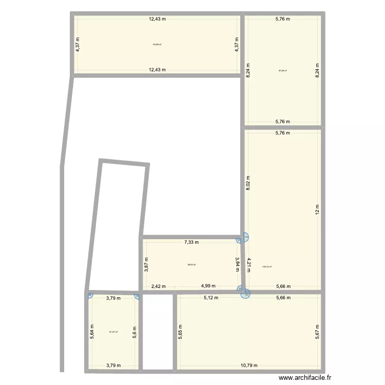 Auberge MF. Plan de Auberge MF. Plan de