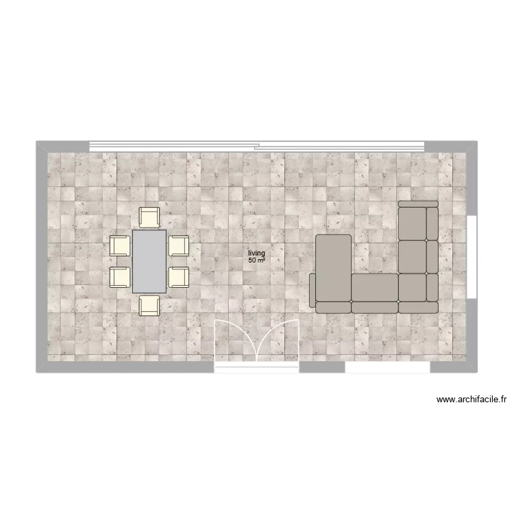 house. Plan de 1 Pièce et 50 m² house. Plan de 1 Pièce et 50 m²
