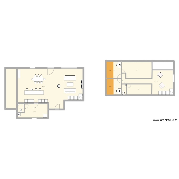 saint georges. Plan de 8 pièces et 183 m2