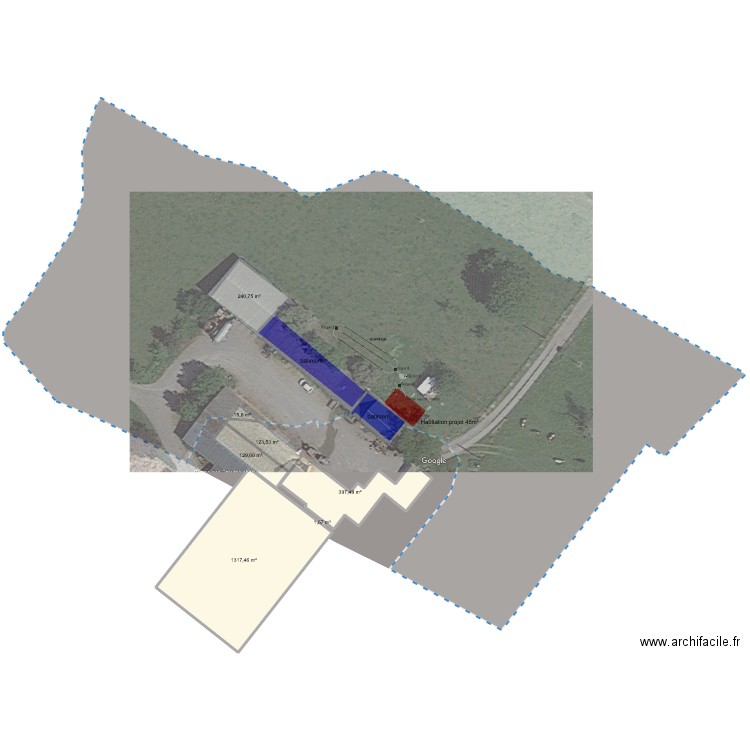 doud2. Plan de 10 pièces et 2622 m2