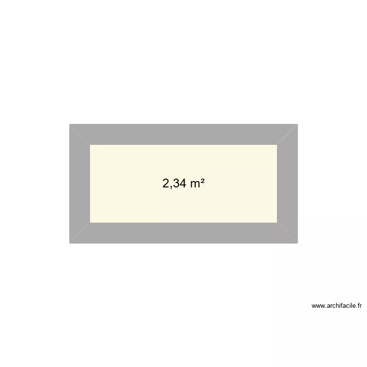 test. Plan de 1  et 2 m²