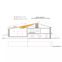 Projet fa&ccedil;ade ouest juste modif toit 3/3