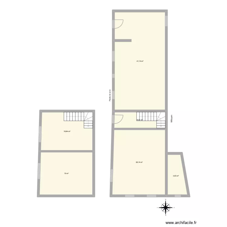 BAKHIRI. Plan de 6 Pièces et 119 m²