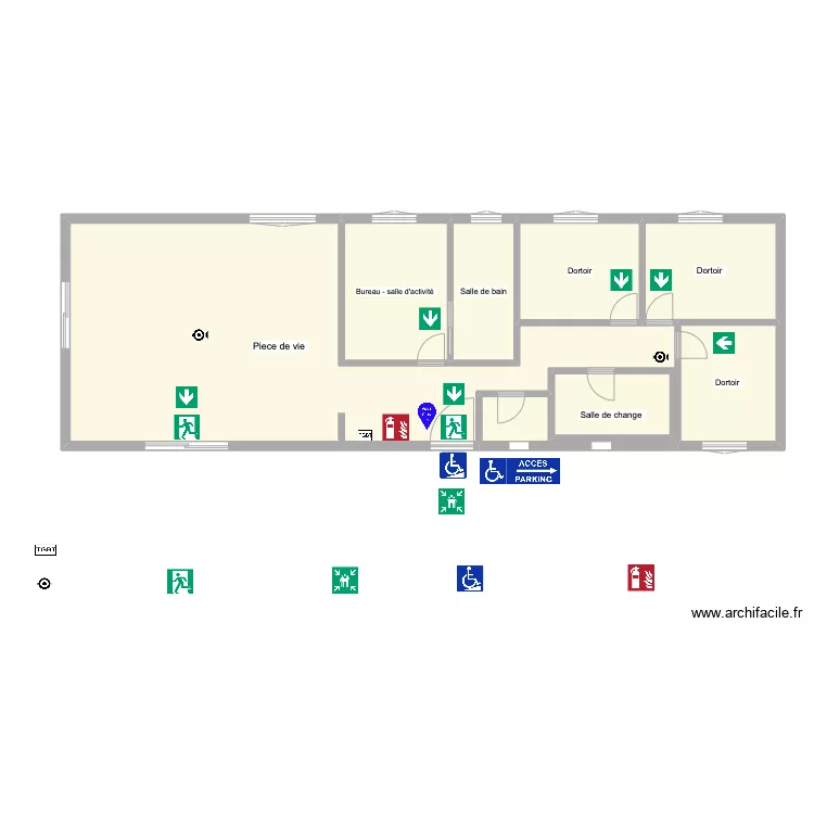 Plan d'evacuation mam . Plan de 