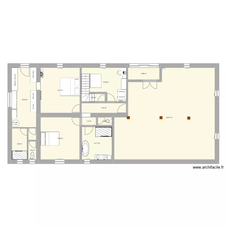 paradis. Plan de 13 et 177 m² paradis. Plan de 13 et 177 m²