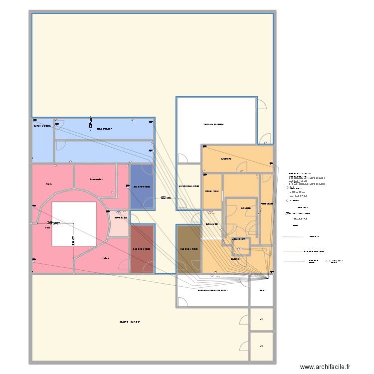 CHOLET V3 - visu. Plan de 27 pièces et 606 m2