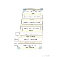 Plan des banquettes th&eacute;&acirc;tre Humanum