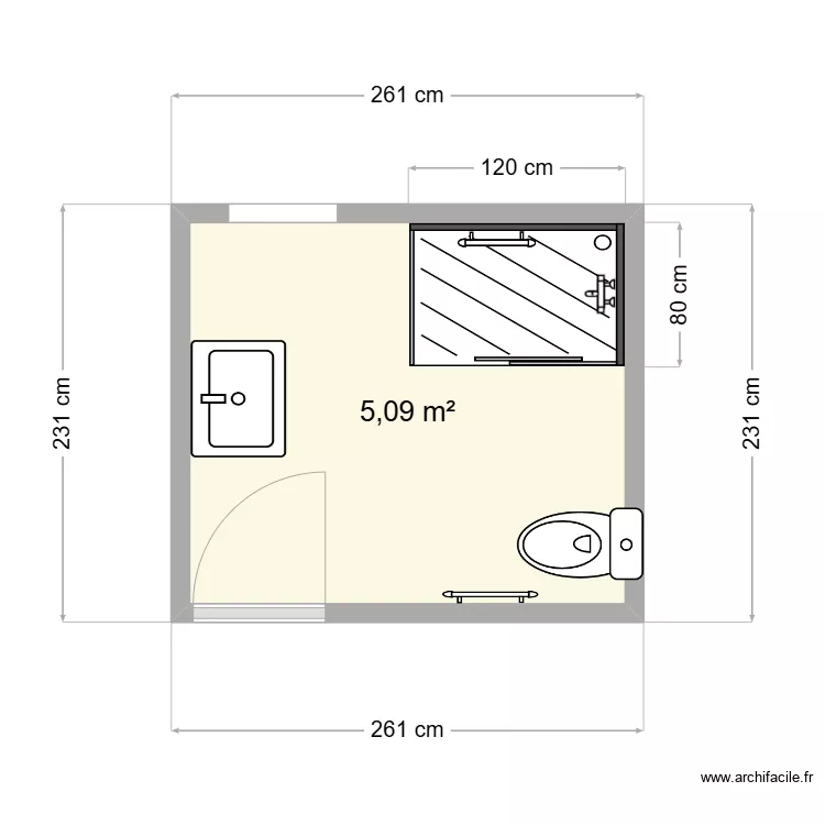 Diserio plan initial. Plan de 