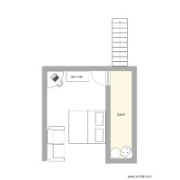 chambre, couloir,escalier