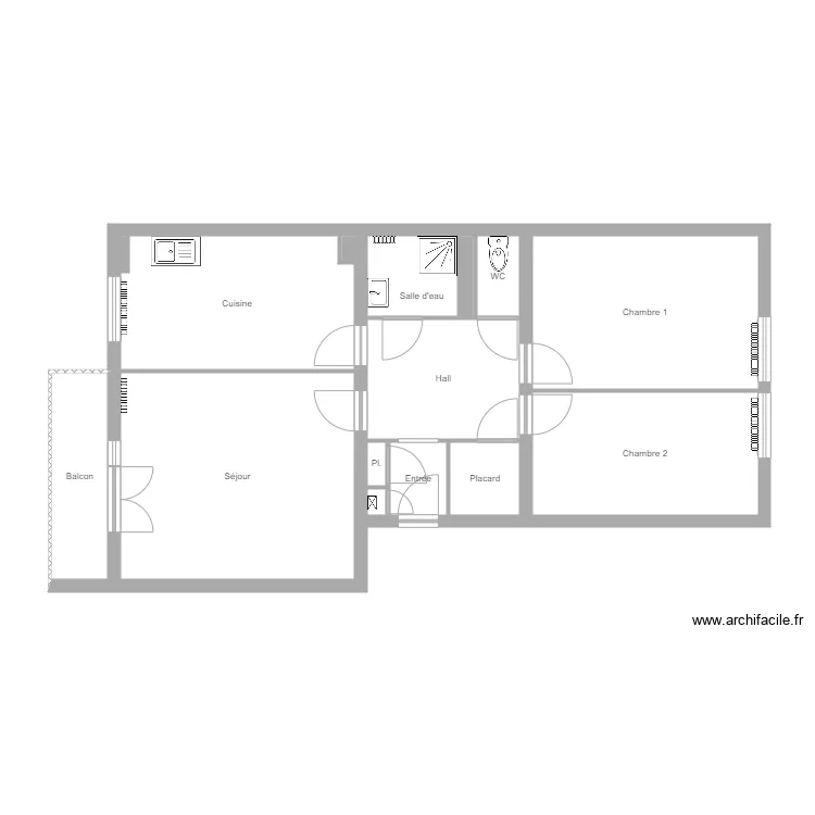 Ract. Plan de 15  et 77 m²