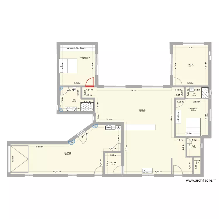 Antoinexten2. Plan de 10  et 193 m²