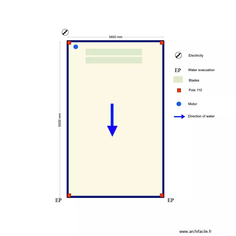 Lindfords IZZY. Plan de 1 Pièce et 18 m² Lindfords IZZY. Plan de 1 Pièce et 18 m²