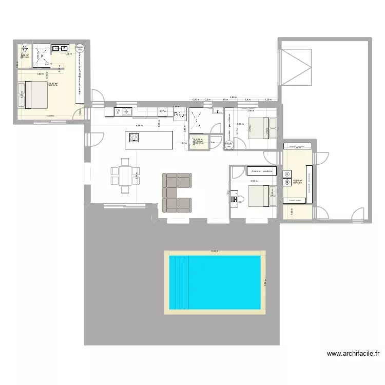 lesparre 2. Plan de 4 Pièces et 33 m² lesparre 2. Plan de 4 Pièces et 33 m²