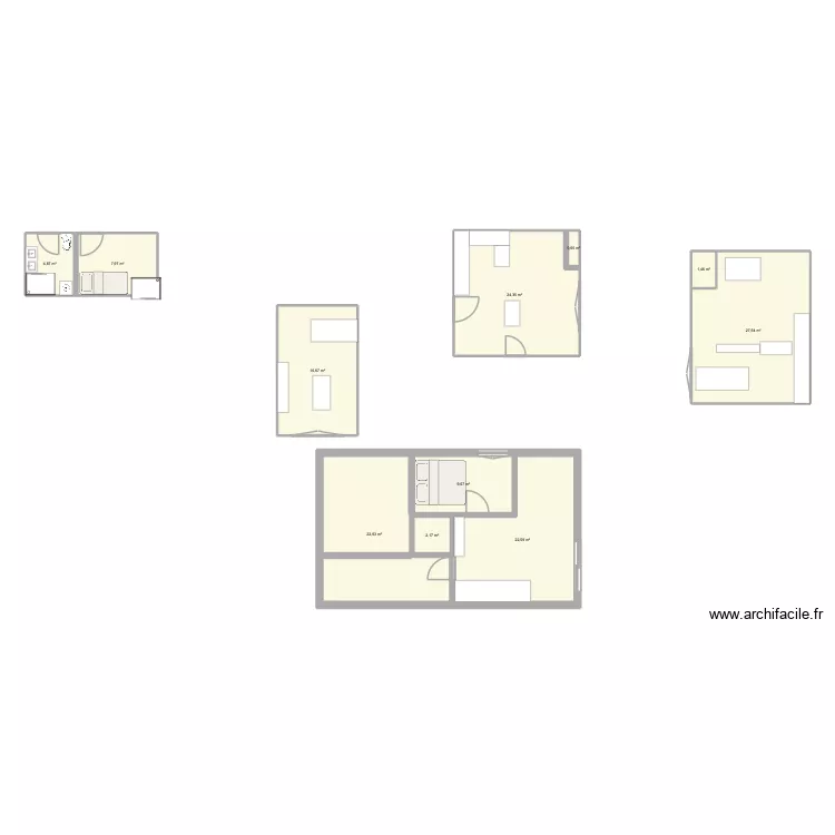 Rach id bailly. Plan de 11 Pièces et 139 m² Rach id bailly. Plan de 11 Pièces et 139 m²