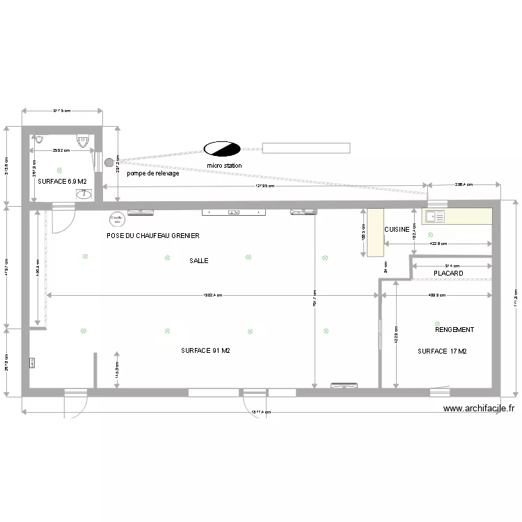 salle de mairie . Plan de 